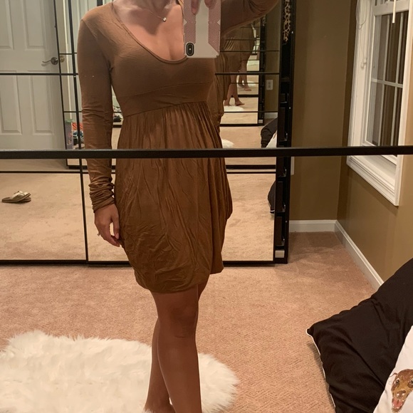 🐻Sisley comfy brown dress🐻 - Picture 7 of 10